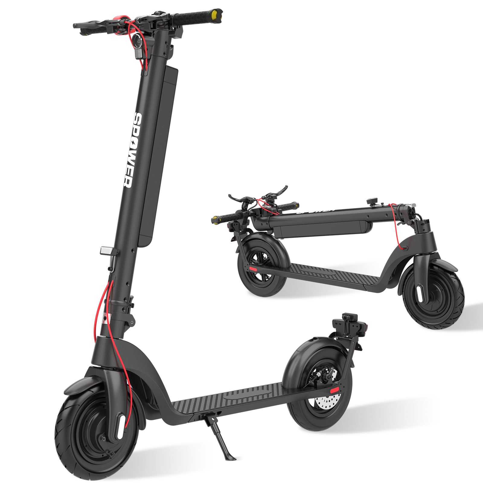 SPOWER TOX8 電動キックボード 40km 長距離走行 折りたたみ式 電動スクーター
