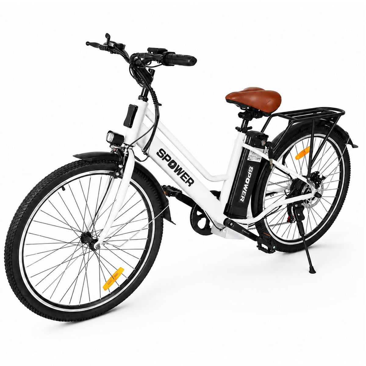 アシスト自転車 26インチ 型式認証取得 110km続行可能 登坂30度 シマノ製7段変速機 後デスクブレーキ ユニセックス大人 耐震性 軽量 頑丈 耐荷重150kg 通勤 通学 公道可